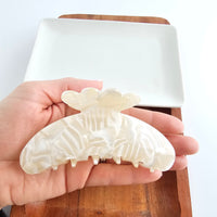 Brielle Hair Claw - Ivory