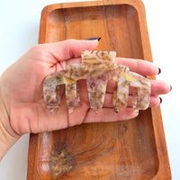 Catherine Hair Claw - Shimmering Taupe