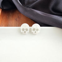 Skeleton Studs - White Shimmer