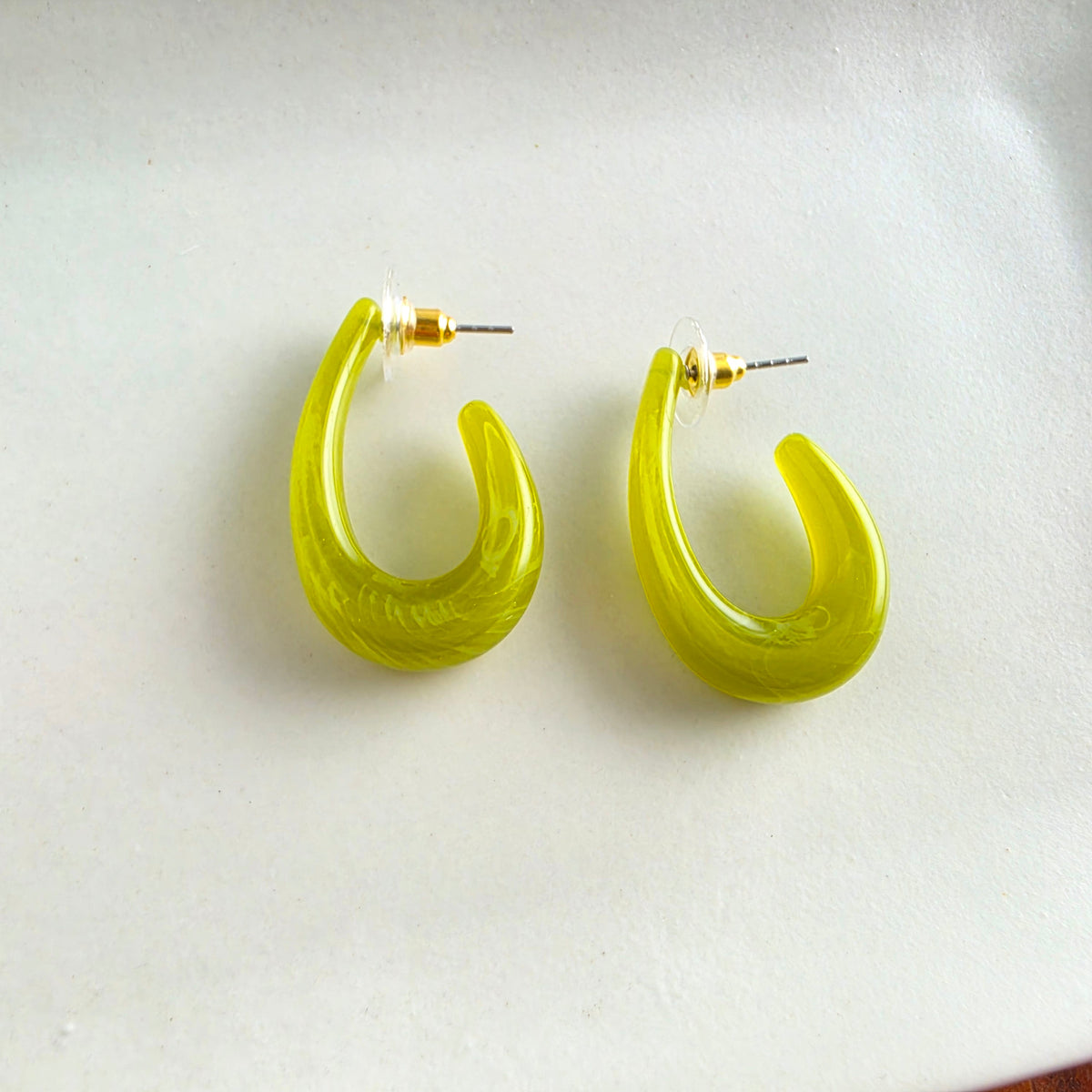 Julie Hoops - Olive Green