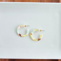 Cam Mini Hoops - Citron Zest