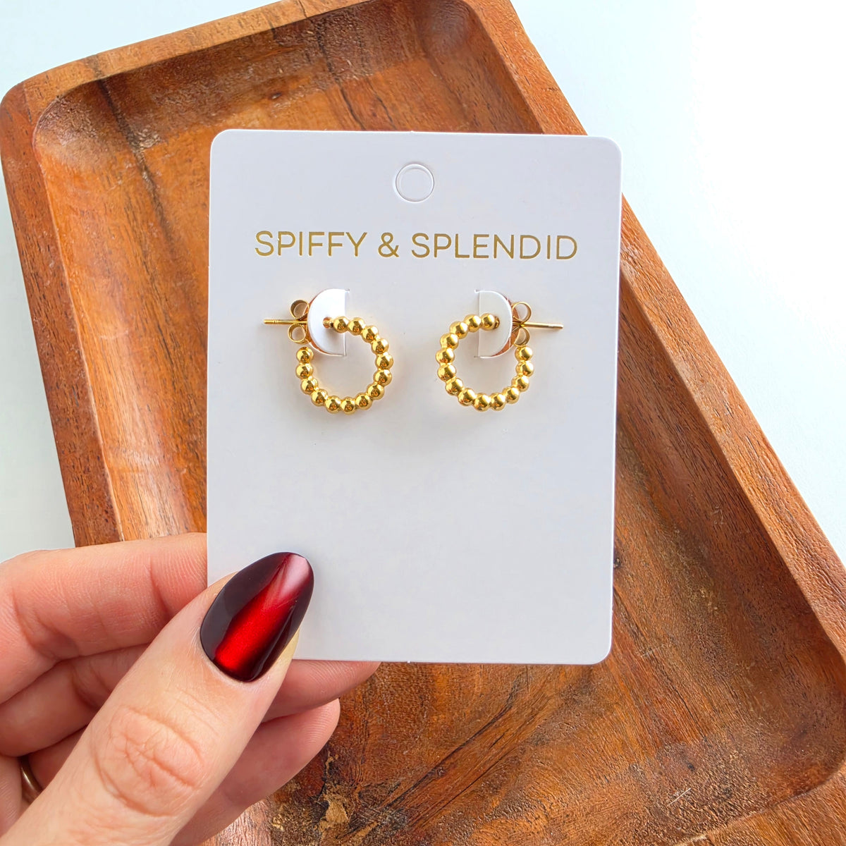 Luxe Bridget Hoops - Gold