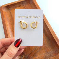 Luxe Bridget Hoops - Gold