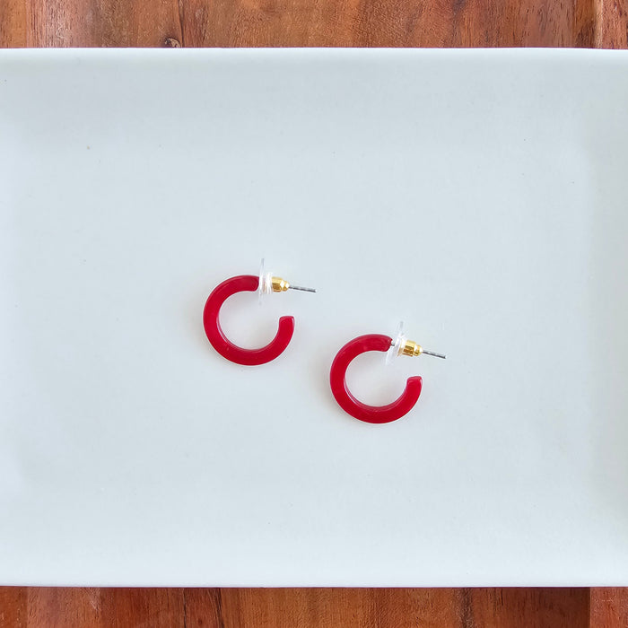Micro Cam Mini Hoops - Scarlet