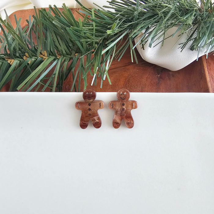 Gingerbread Studs - Brown Shimmer