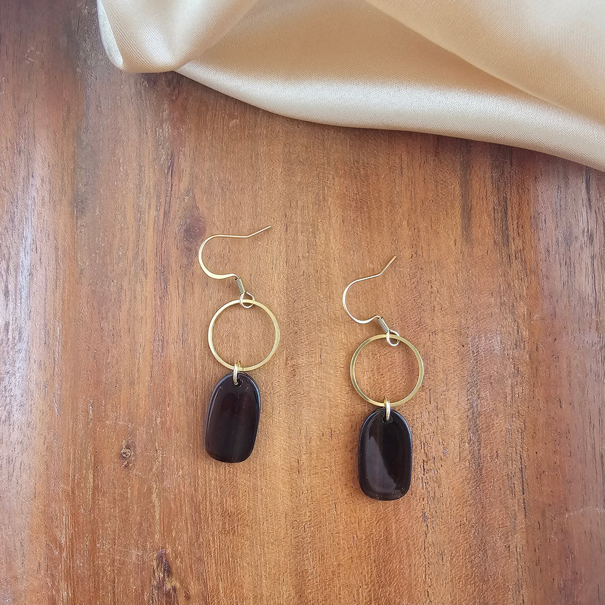 Emma Earrings - Mahogany
