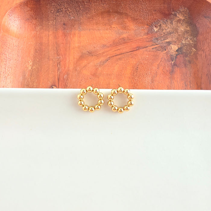 Luxe Bianca Studs - Gold
