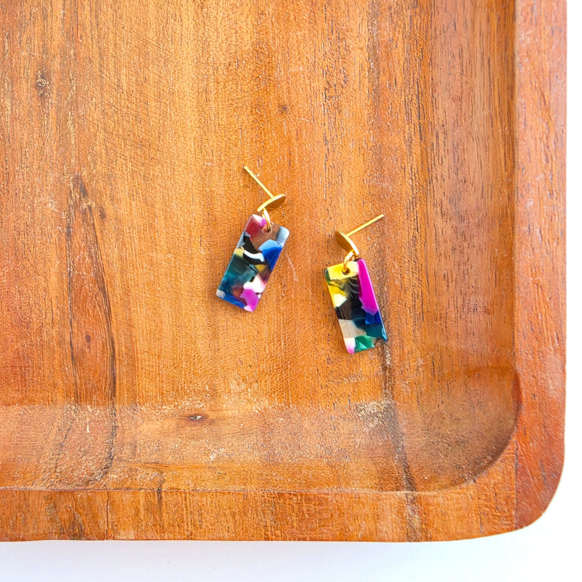 Rory Earrings - Moody Mosaic