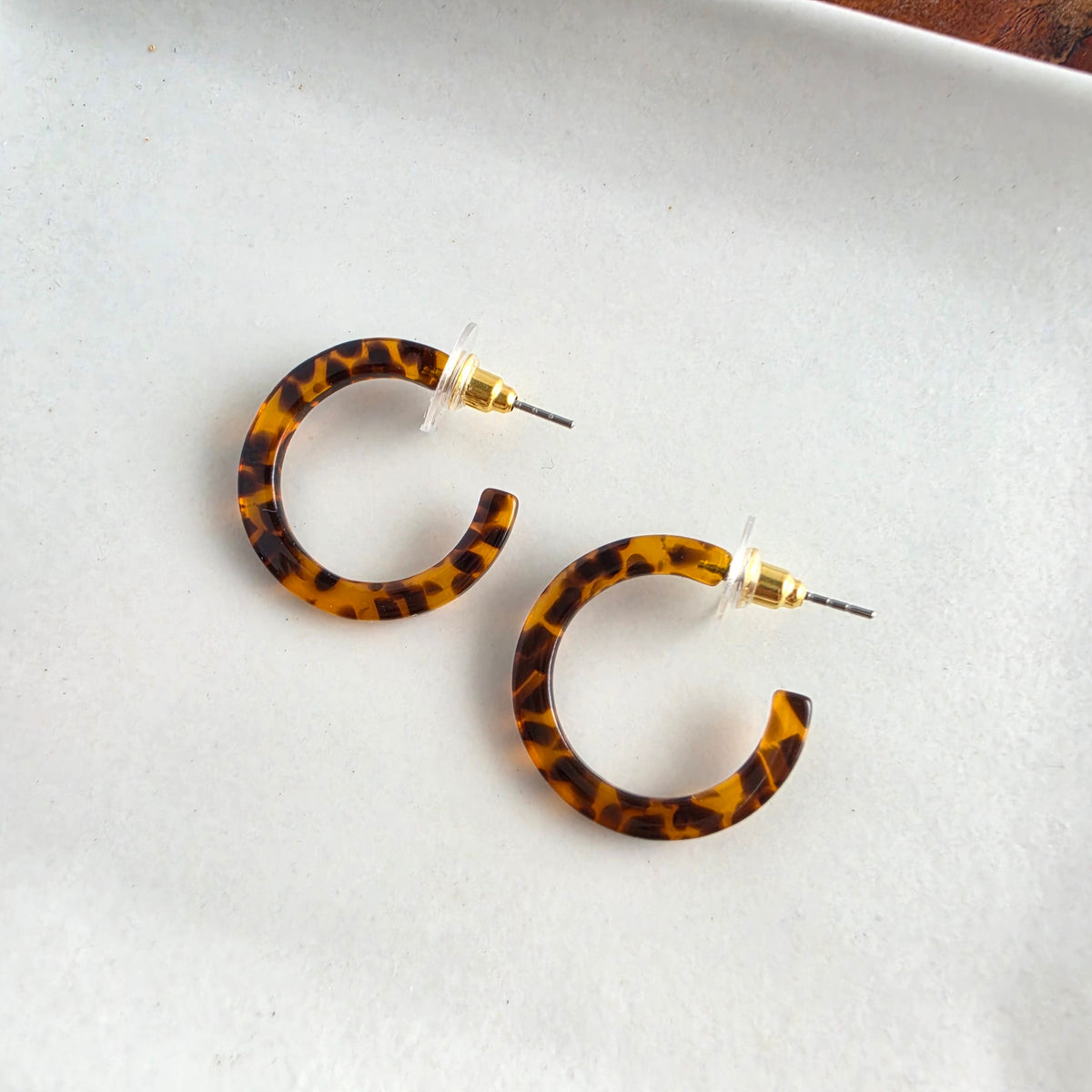 Cam Mini Hoops - Amber Dot