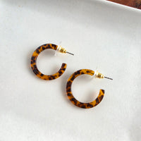 Cam Mini Hoops - Amber Dot
