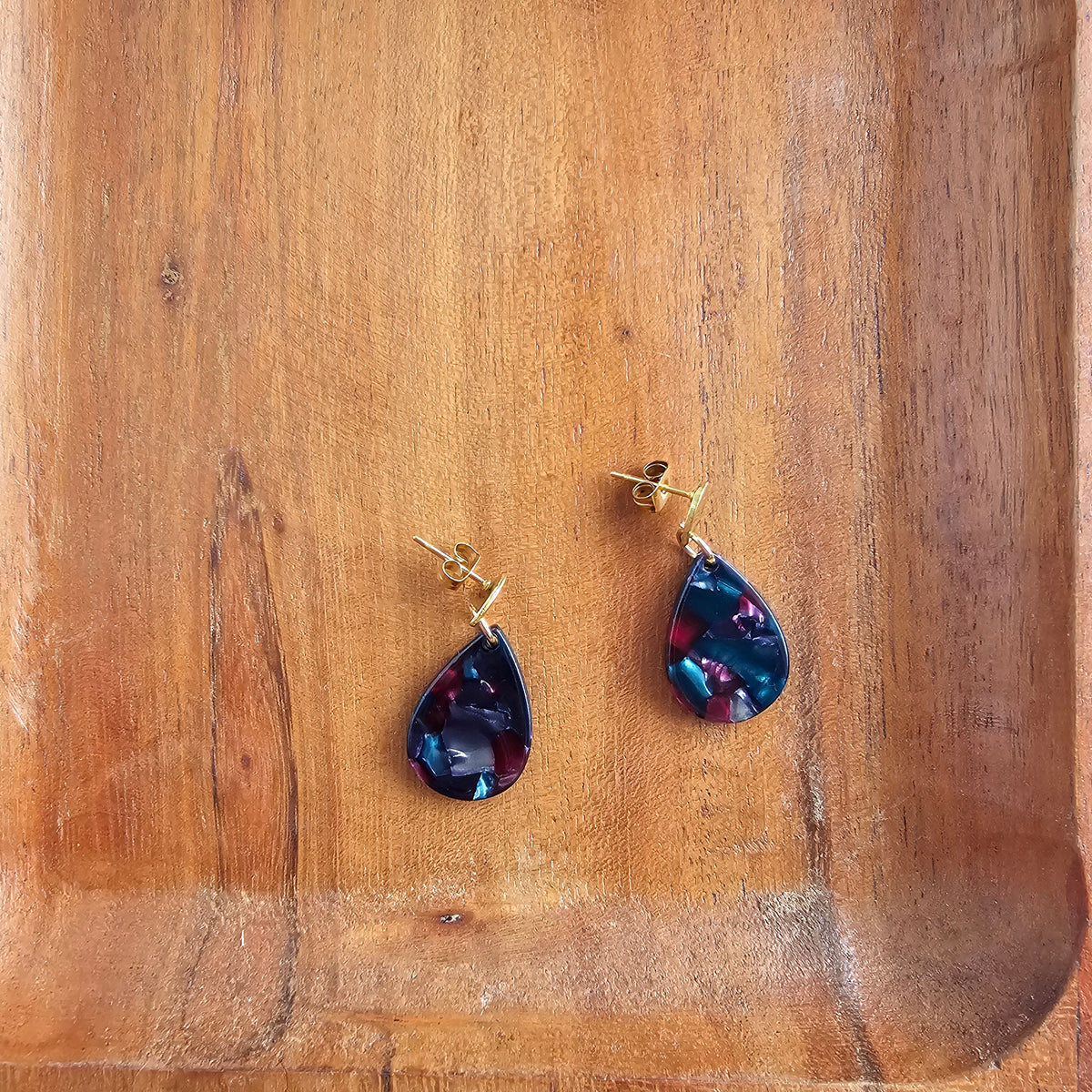 Leah Earrings - Jeweled Twilight