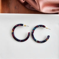 Camy Hoops - Jeweled Twilight