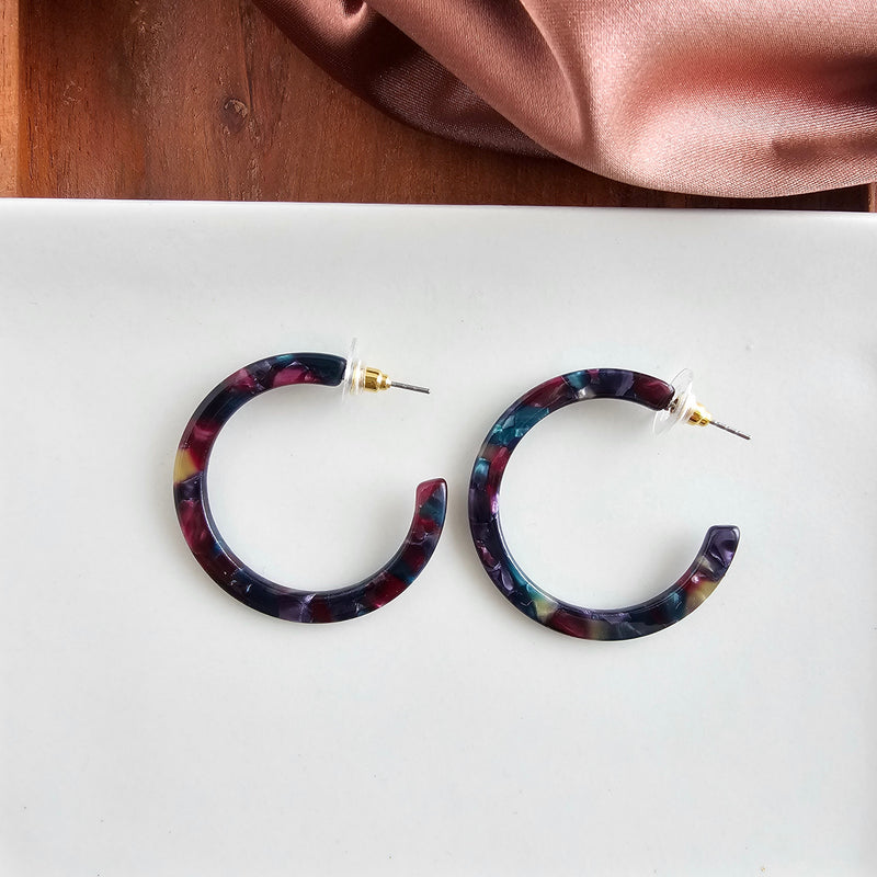 Camy Hoops - Jeweled Twilight