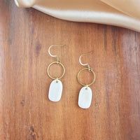Emma Earrings - Linen