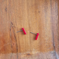Mini Bella Studs - Scarlet