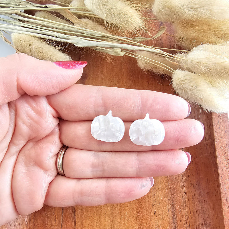 Pumpkin Patch Studs - Cream