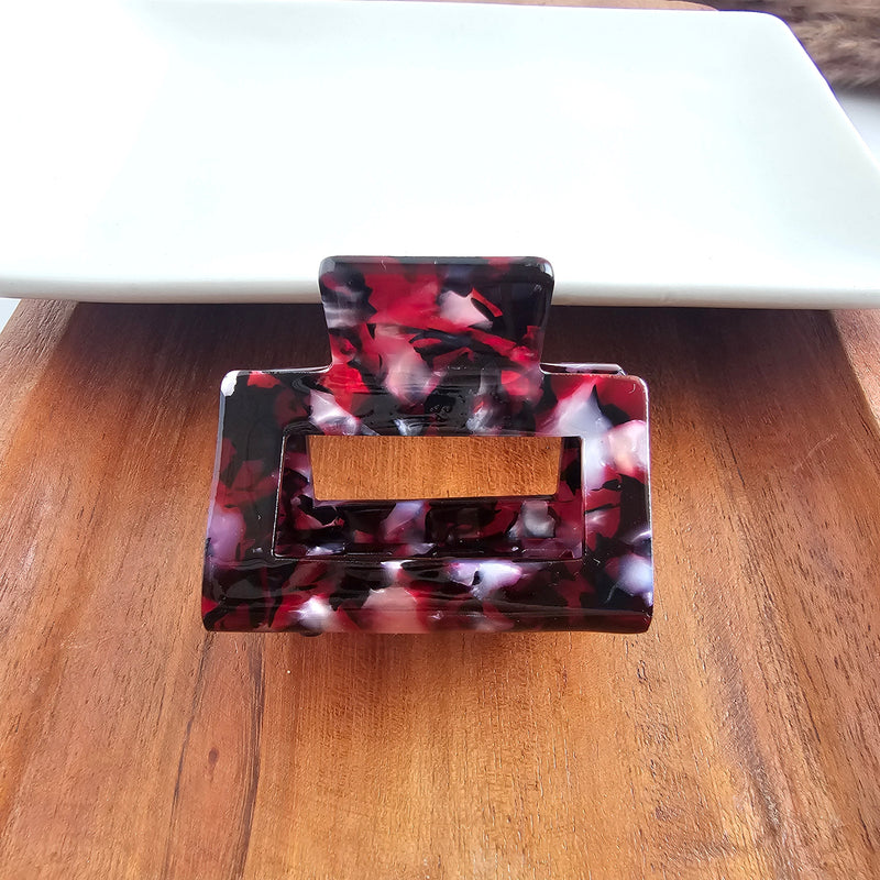 Carly Hair Claw - Burgundy