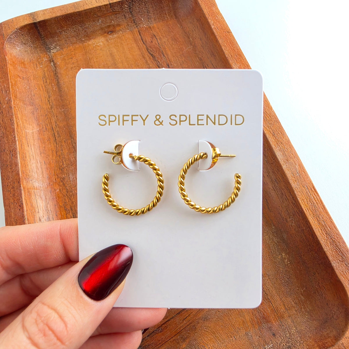 Luxe Tatum Hoops - Gold