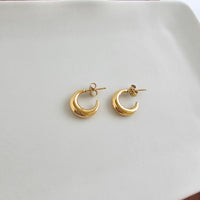 Luxe Selena Hoops - Mini - Gold