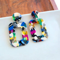 Margot Earrings - Moody Mosaic