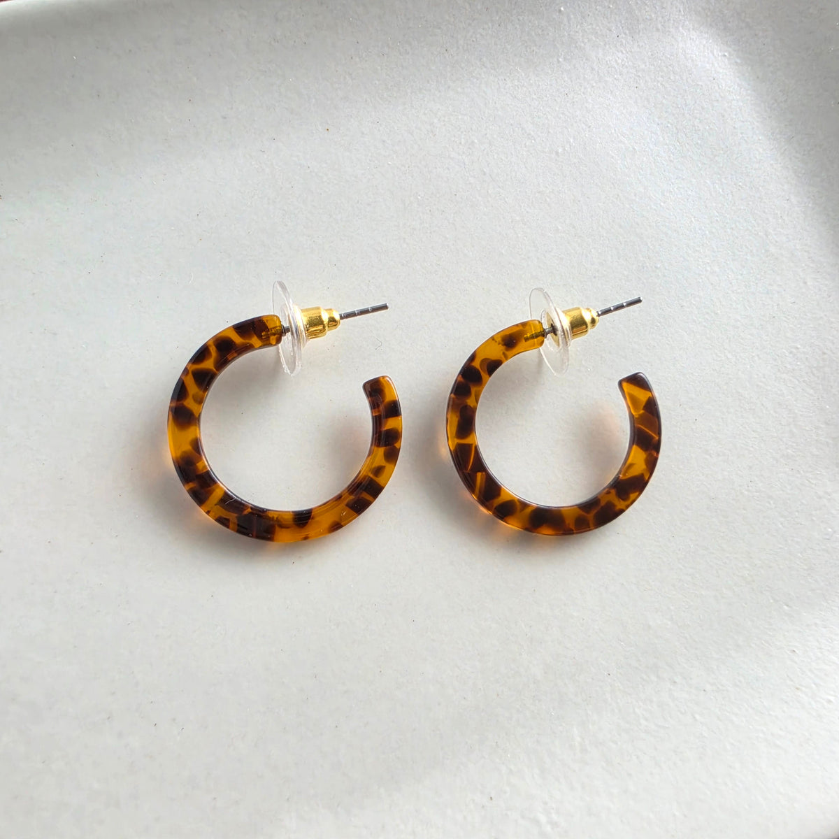 Cam Mini Hoops - Amber Dot