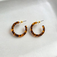 Cam Mini Hoops - Amber Dot