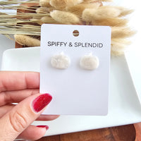 Pumpkin Patch Studs - Cream