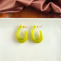 Julie Hoops - Olive Green