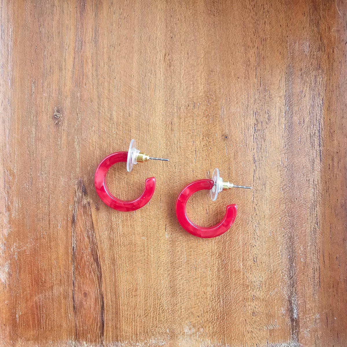 Micro Cam Mini Hoops - Scarlet