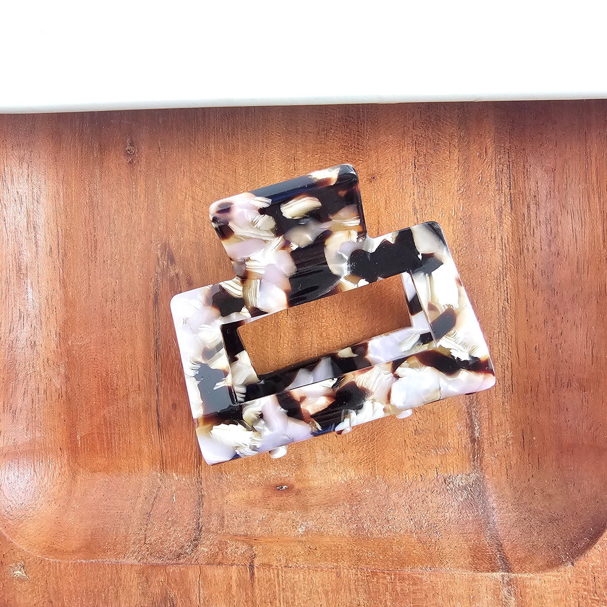 Carly Hair Claw - Chai Tea