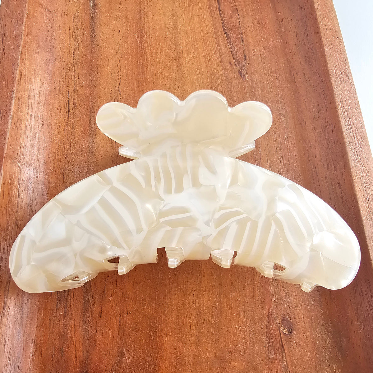 Brielle Hair Claw - Ivory