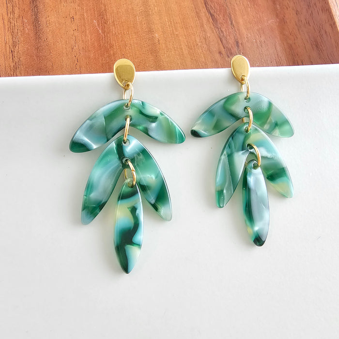 Mini Kailani Earrings - Palm Lustre