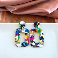 Margot Earrings - Moody Mosaic