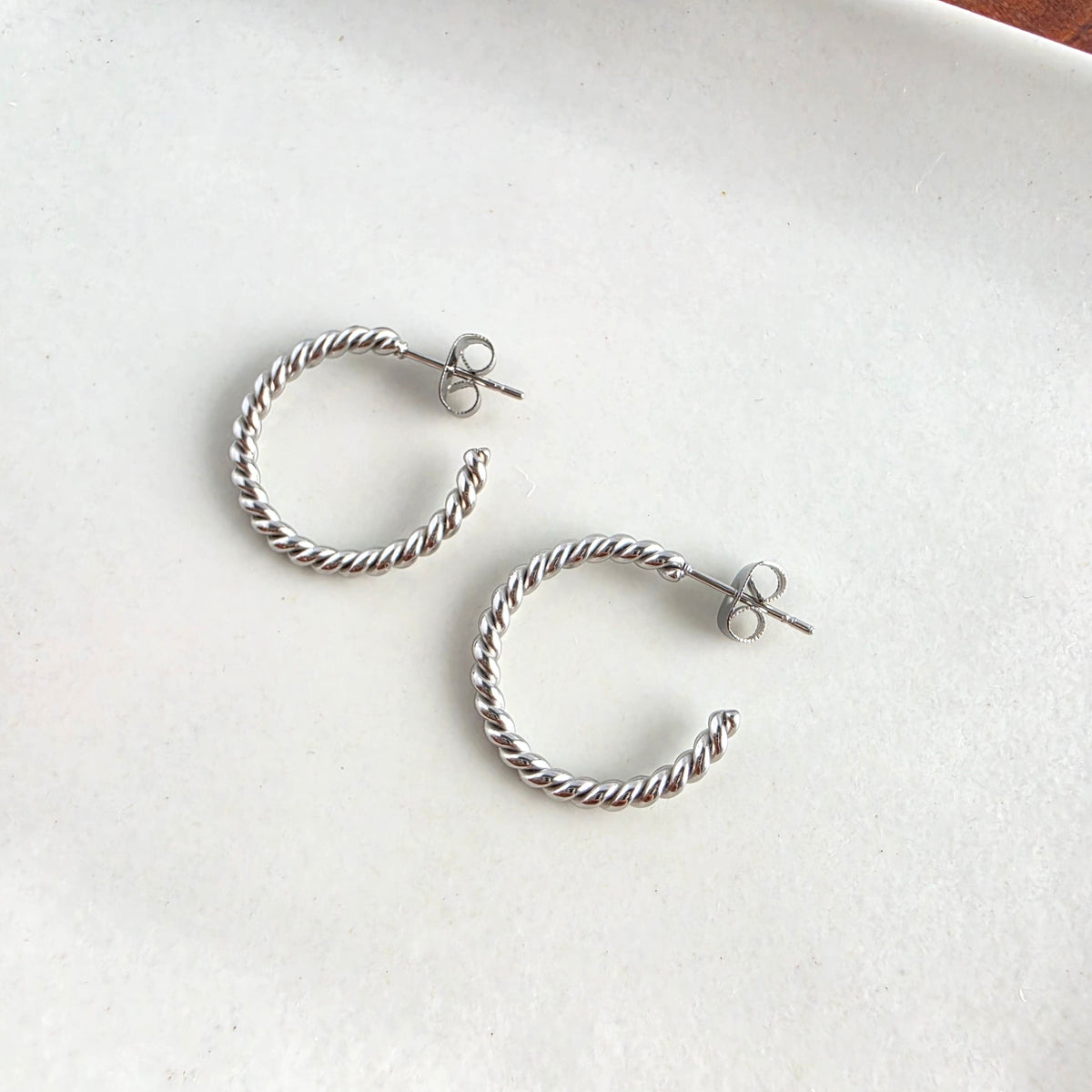 Luxe Tatum Hoops - Silver