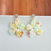 Petunia Earrings - Citron Zest