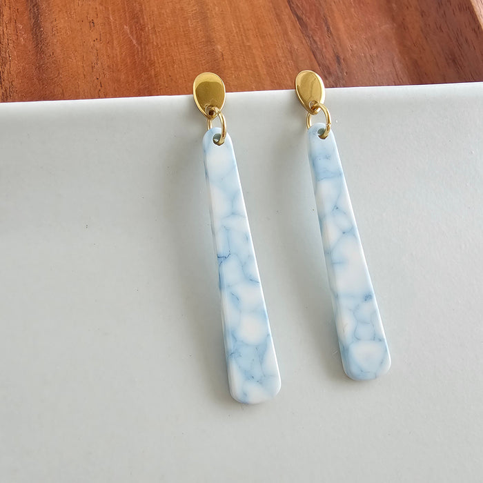 Blair Earrings - Saltwater Blue