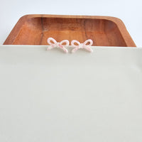 Bowie Studs - Powder Pink Dot