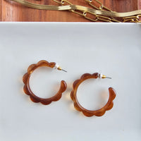Scarlett Hoops - Amber