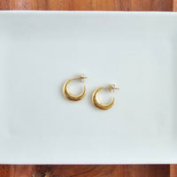 Luxe Selena Hoops   - Gold