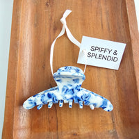 Callie Hair Claw - Greek Goddess Blue