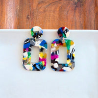 Margot Earrings - Moody Mosaic