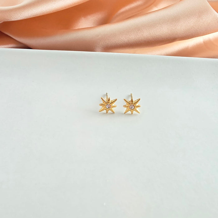 Luxe Starburst Studs - Gold