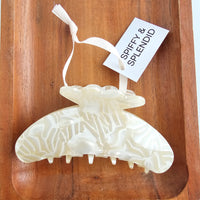 Brielle Hair Claw - Ivory