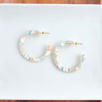 Camy Hoops - Creamsicle Mint