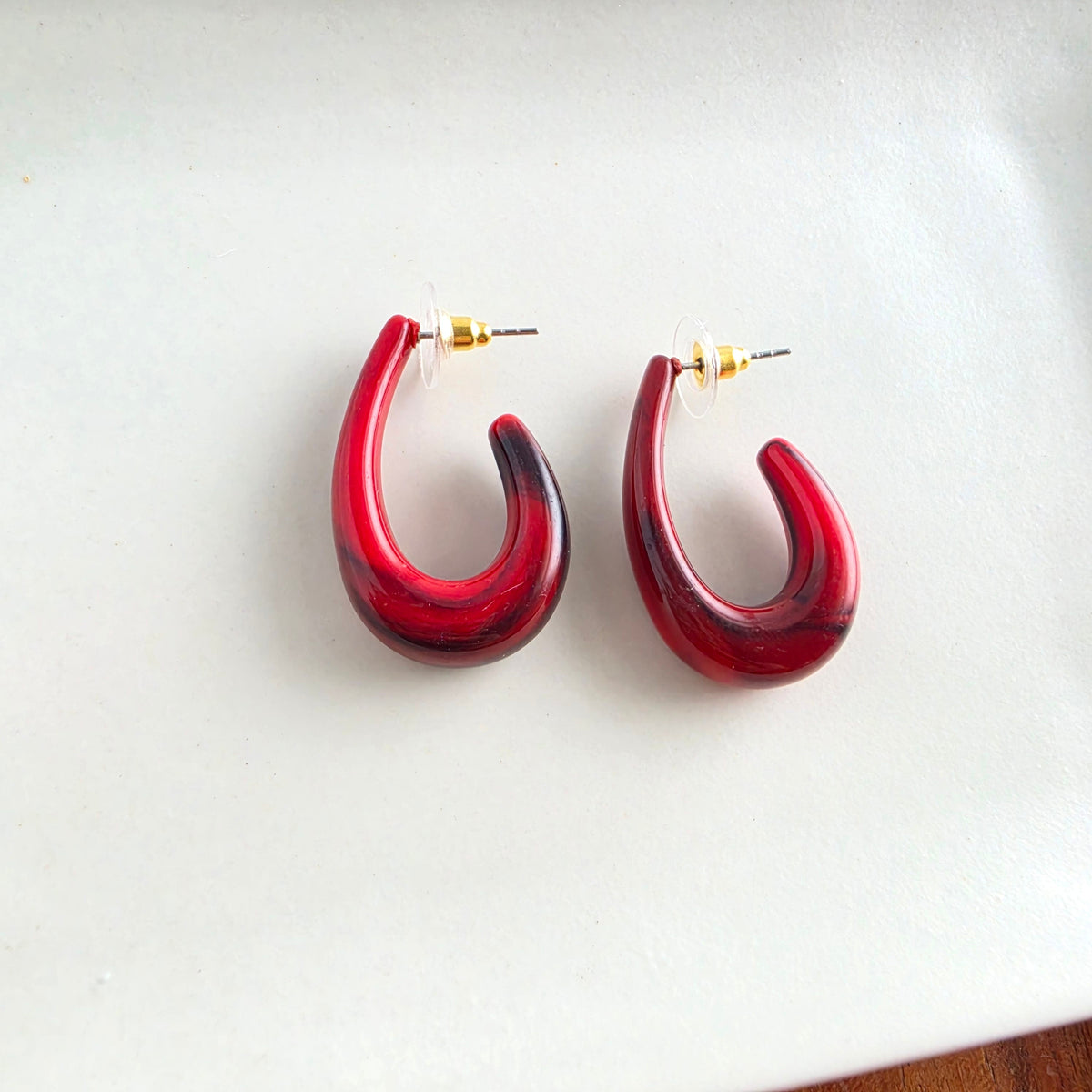 Julie Hoops - Crimson Red