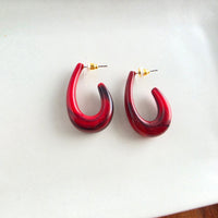 Julie Hoops - Crimson Red