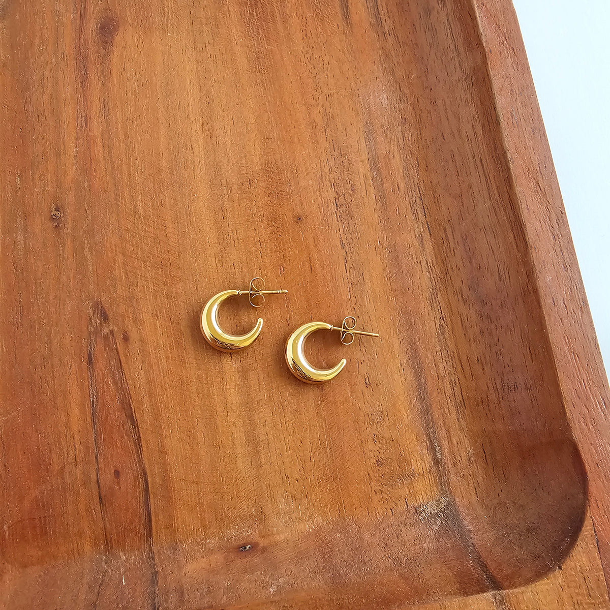 Luxe Selena Hoops - Mini - Gold