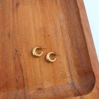 Luxe Selena Hoops - Mini - Gold