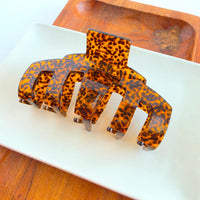 Catherine Hair Claw - Amber Dot