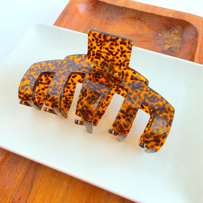 Catherine Hair Claw - Amber Dot